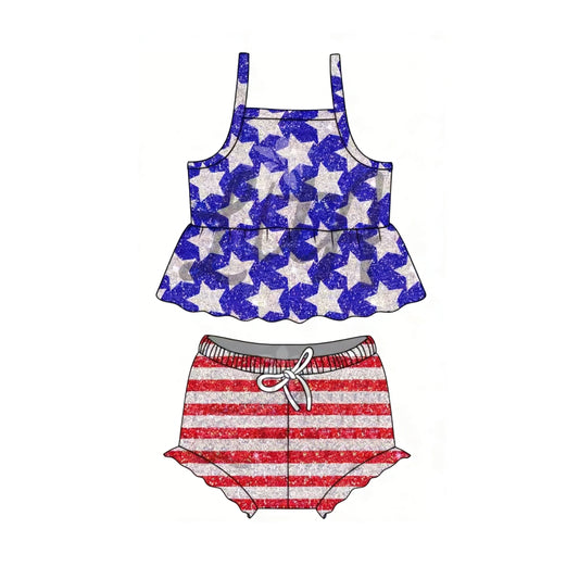 July 4th design girls summer bummies outfit preorder