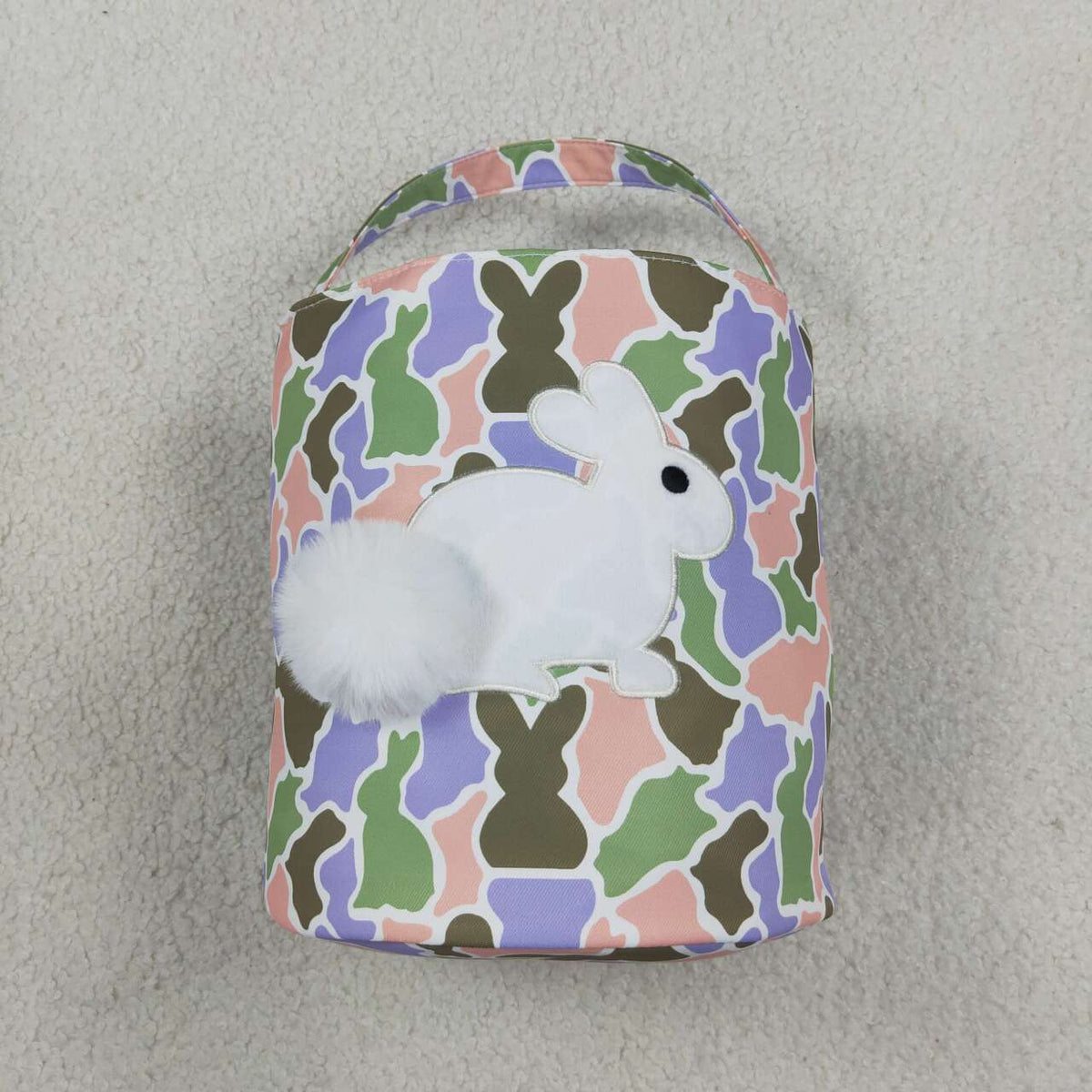 toddle baby Easter camo basket bag