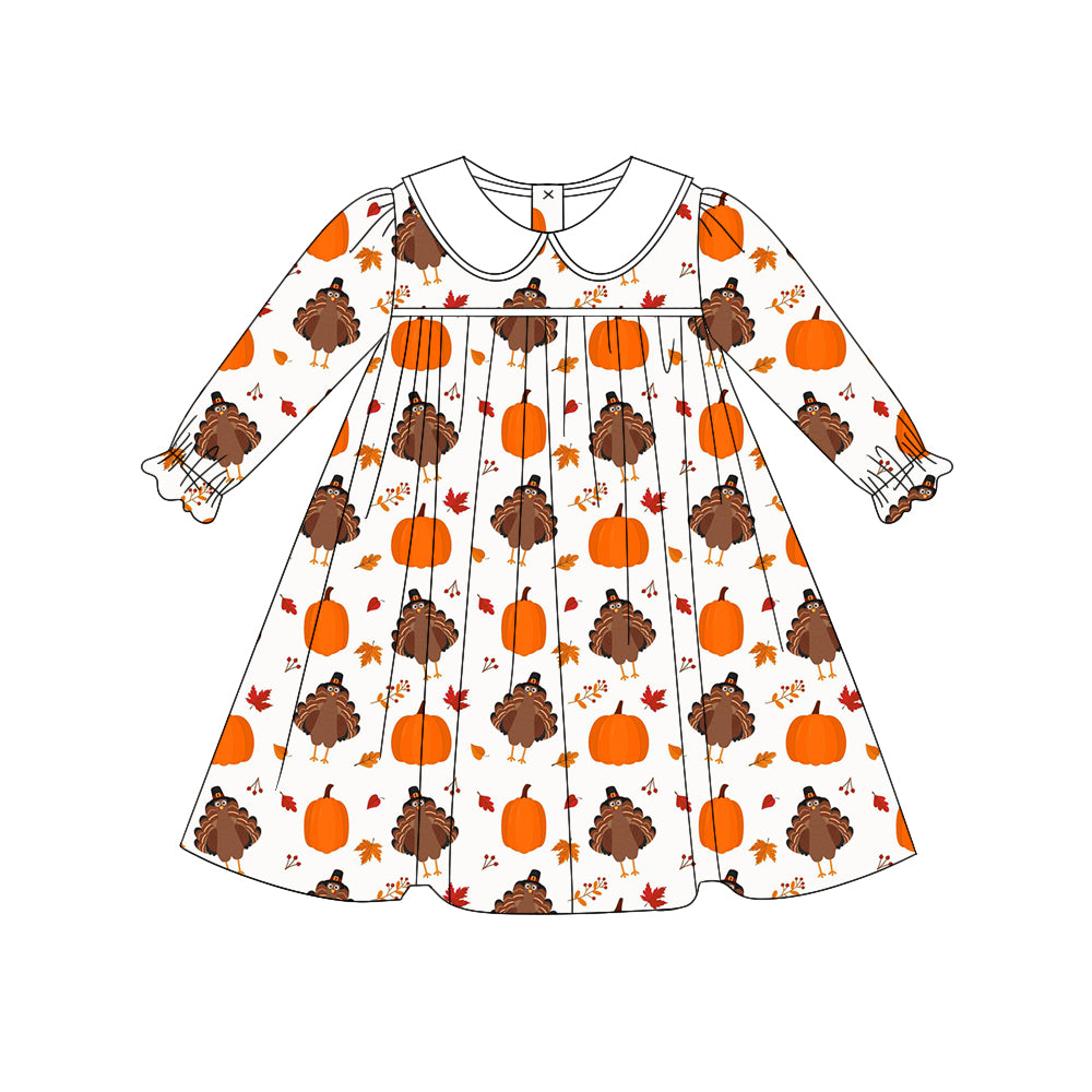 thanksgiving turkey pumpkin dress preorder