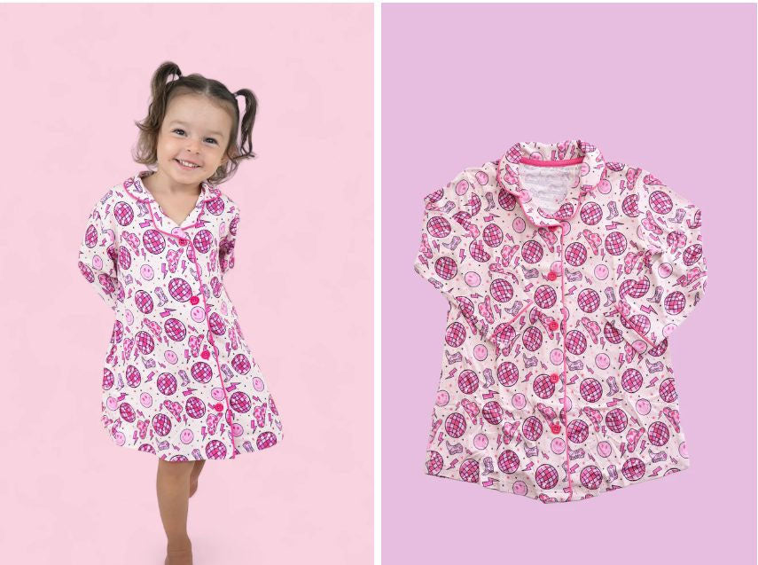 cowgirl western disco buttton down gown dress preorder