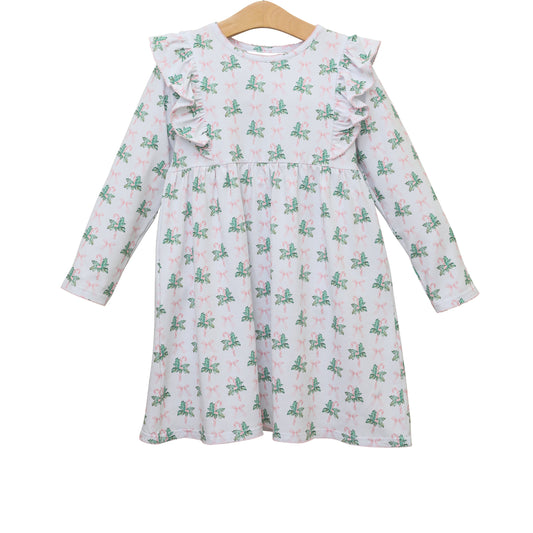 baby girl christmas belly long sleeve winter dress preorder