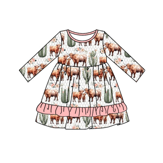 cowgirl western cactus dress preorder