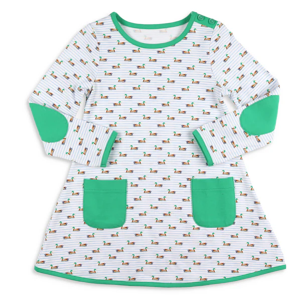 Mallard duck long sleeve fall winter dress preorder