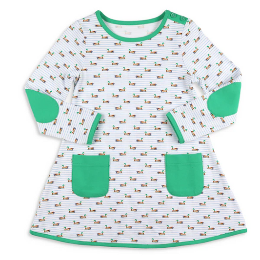 Mallard duck long sleeve fall winter dress preorder
