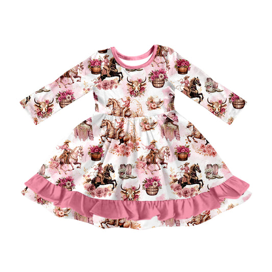 Cowgirl western long sleeve dress preorder