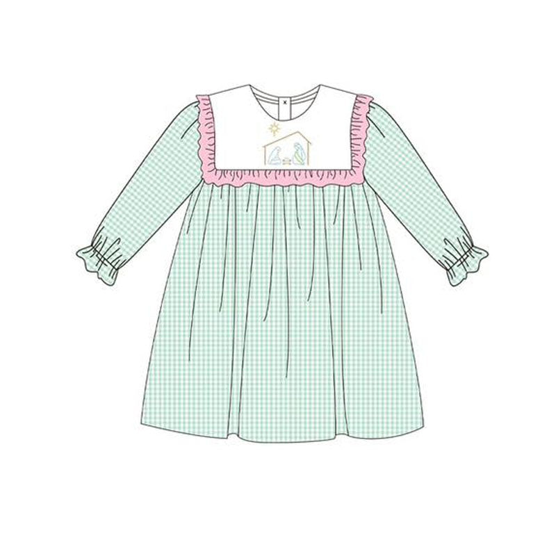 Toddle girls jesus design long sleeve dress preorder