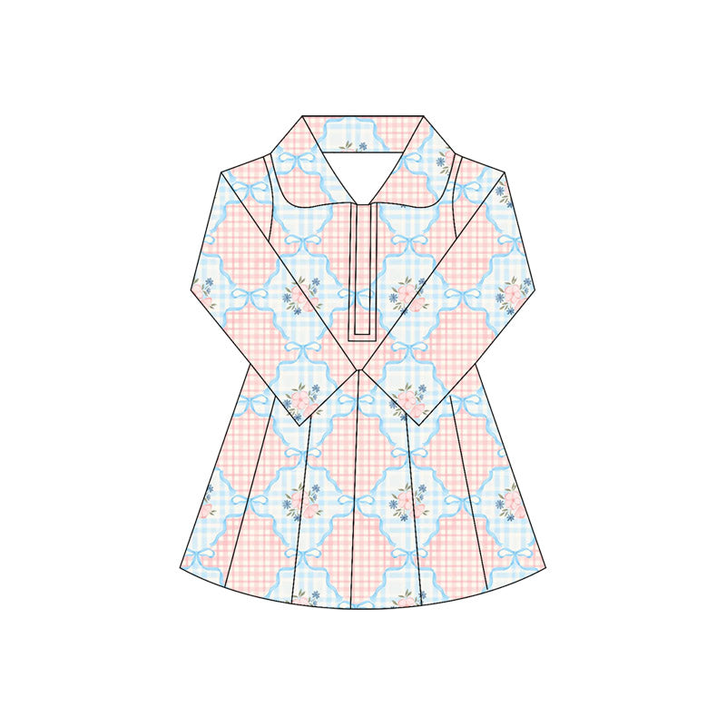 Baby girls pink floral active wear athletic yoga  dress preorder