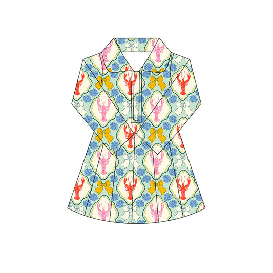 Baby girls crawfish active wear athletic yoga  dress preorder