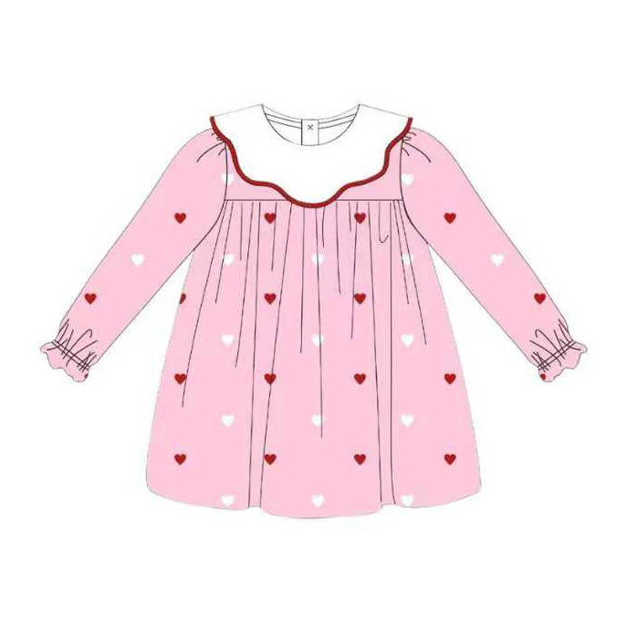 Valentines heart girls holiday dress preorder