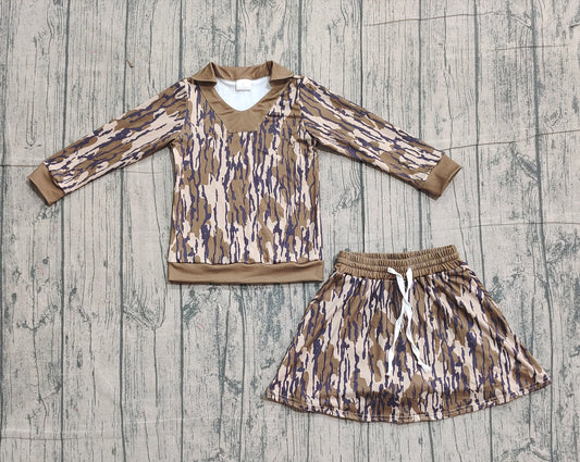 Bottomland pullover matching skirt girls long sleeve outfit preorder