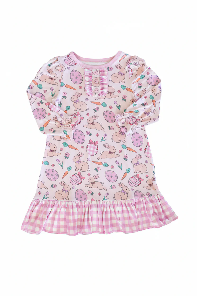 Easter bunny kids baby holiday dress preorder