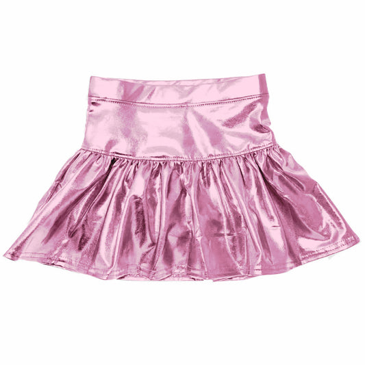 toddle girls pink p-leather summer skirt preorder