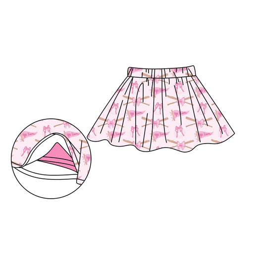 Baby girls pink bow skirts preorder