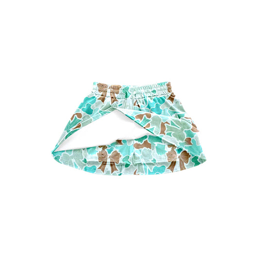baby girl blue bow summer skirt shorts preorder