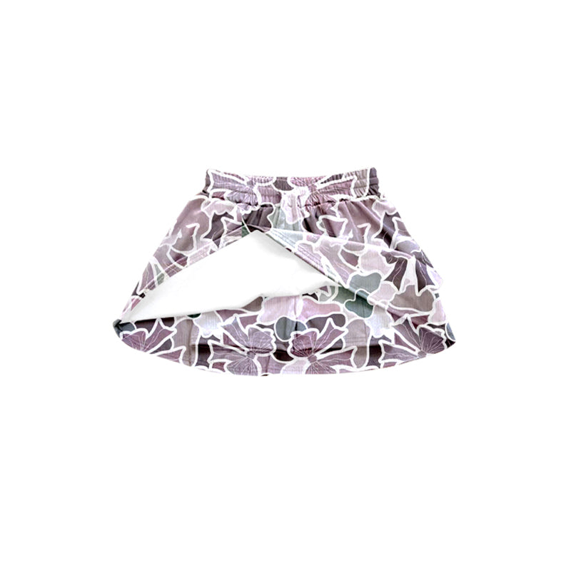 baby girl purple bow summer skirt shorts preorder