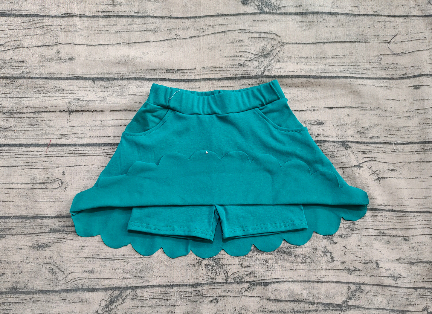 Toddle baby girls green active wear skirt shorts preorder