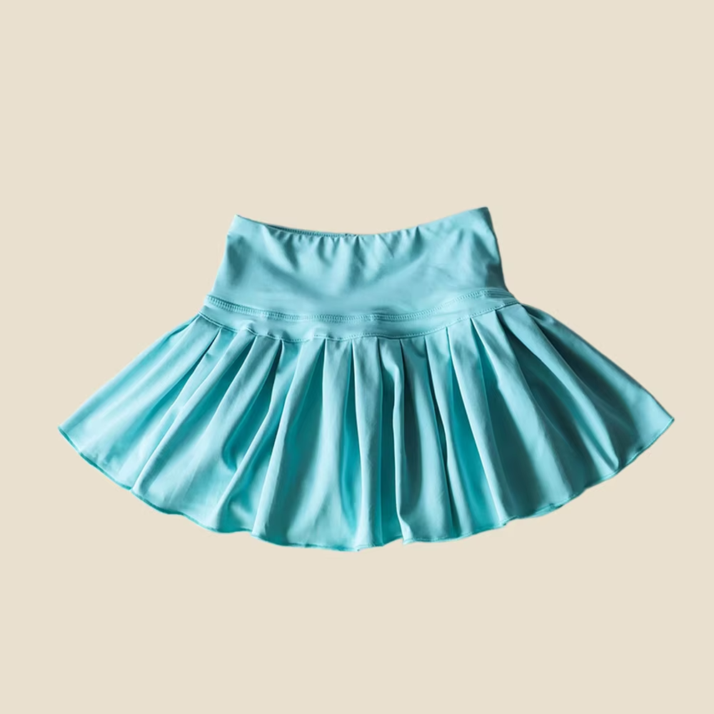 Toddle baby girls blue yoga shorts skirt preorder