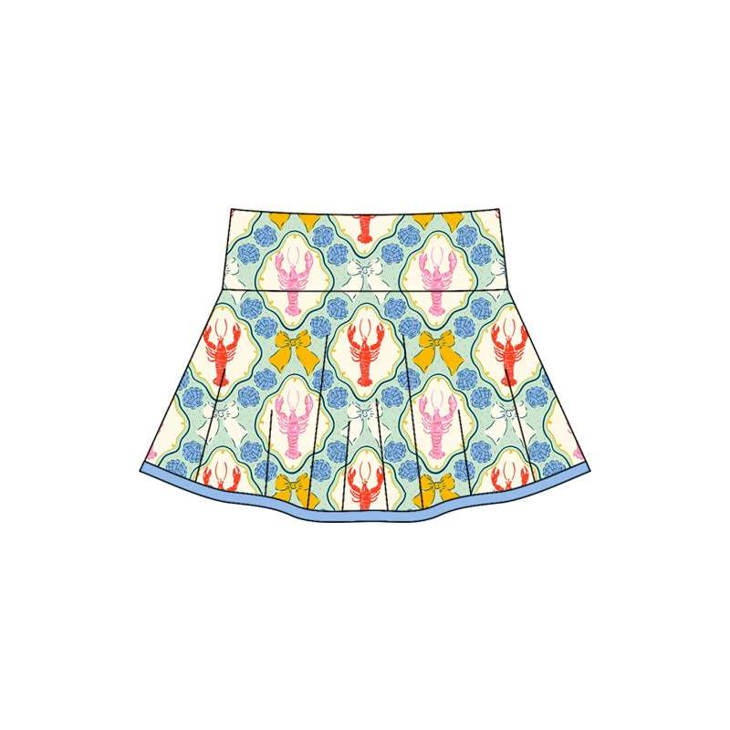 Toddle baby girl crawfish yoga skorts preorder