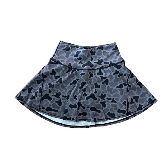 Adult women duck dog grey camo summer skort preorder