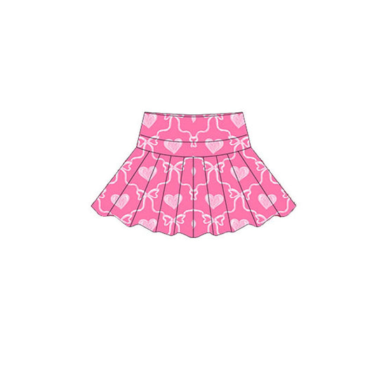 baby girl valentines heart yoga skirt shorts preorder