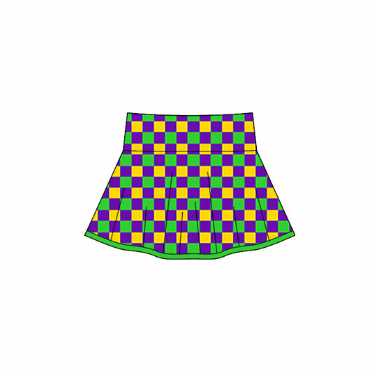 baby girl mardi gras yoga skirt preorder