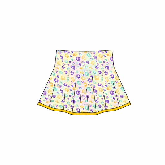 baby girl mardi gras yoga skirt preorder