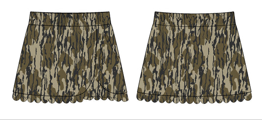 baby girl camo yoga skirt preorder