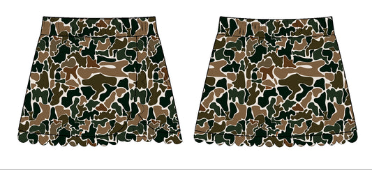 baby girl green yoga skirt preorder