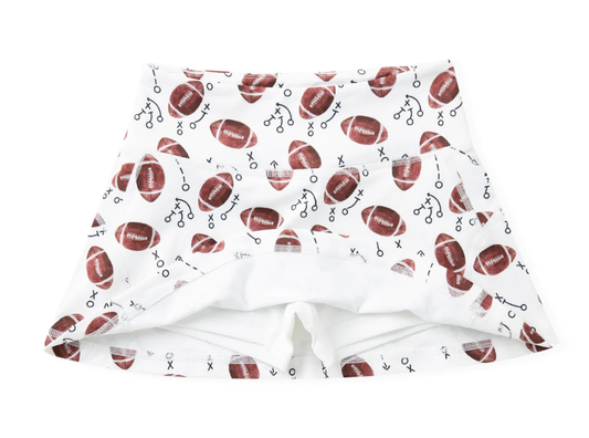 baby girl football yoga skirt preorder