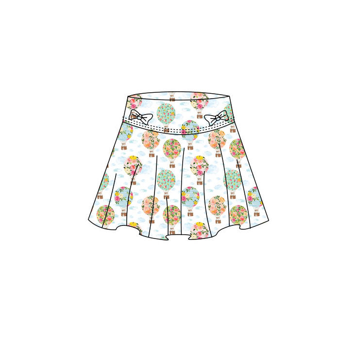 baby girl floral print yoga skirt preorder