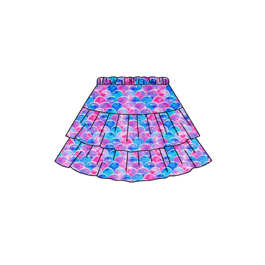 baby girl mermaid design summer skirt preorder