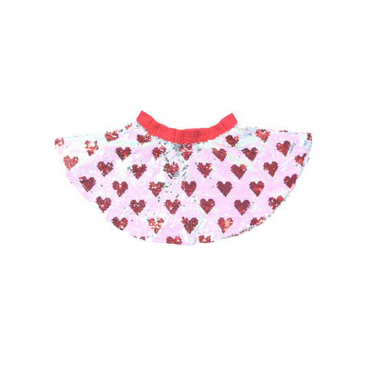 baby girl valentines heart design summer skirt preorder