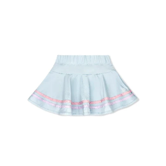baby girl blue yoga design summer skirt preorder