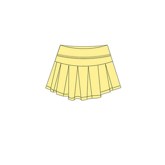 baby girl yellow color summer  yoga skirt preorder