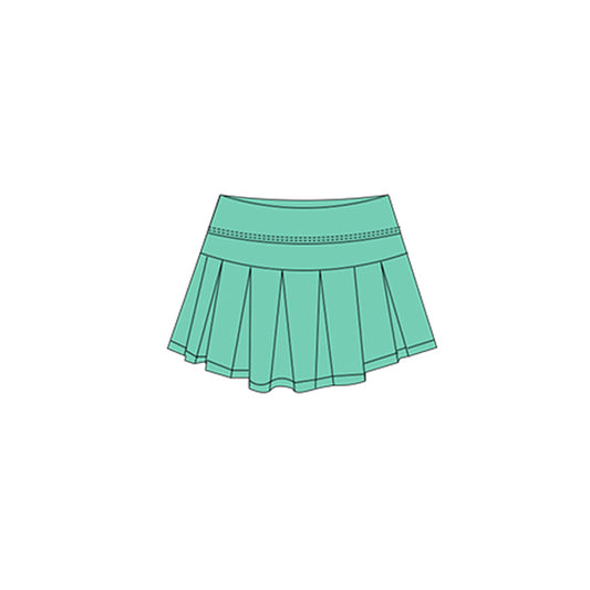 baby girl green color summer  yoga skirt preorder