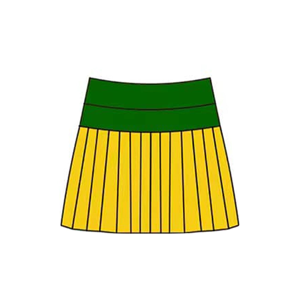 baby girl mardi gras yoga design summer skirt preorder