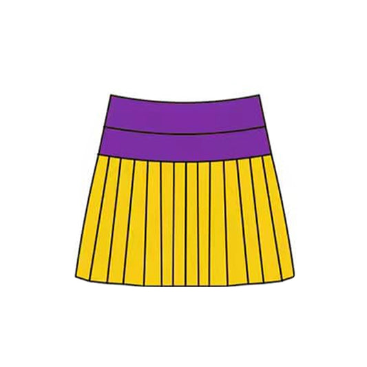 baby girl mardi gras yoga design summer skirt preorder