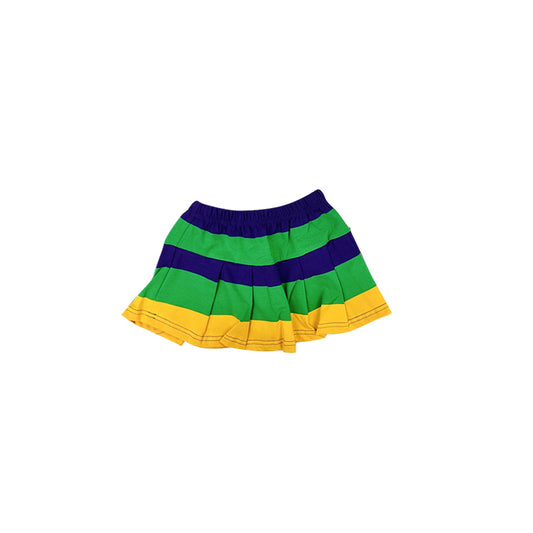 baby girl mardi gras yoga design summer skirt preorder