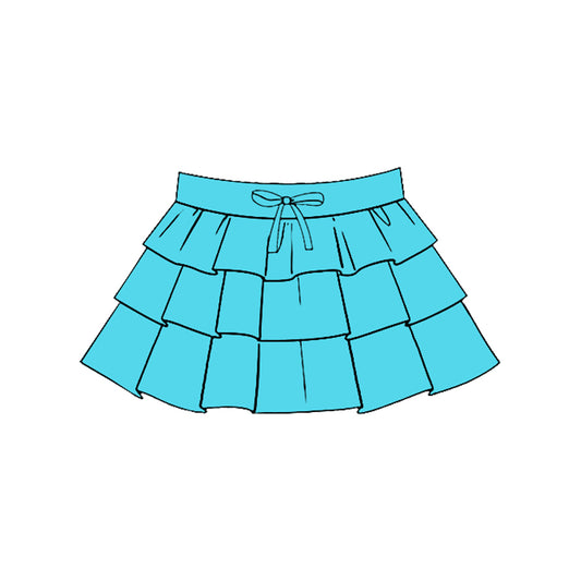 baby girl blue color summer yoga skirt preorder