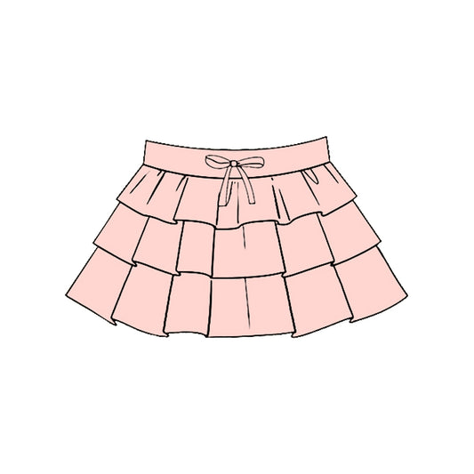 baby girl  pink color summer yoga skirt preorder
