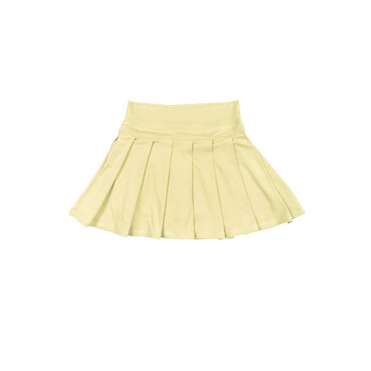 baby girl yellow color summer yoga skirt preorder
