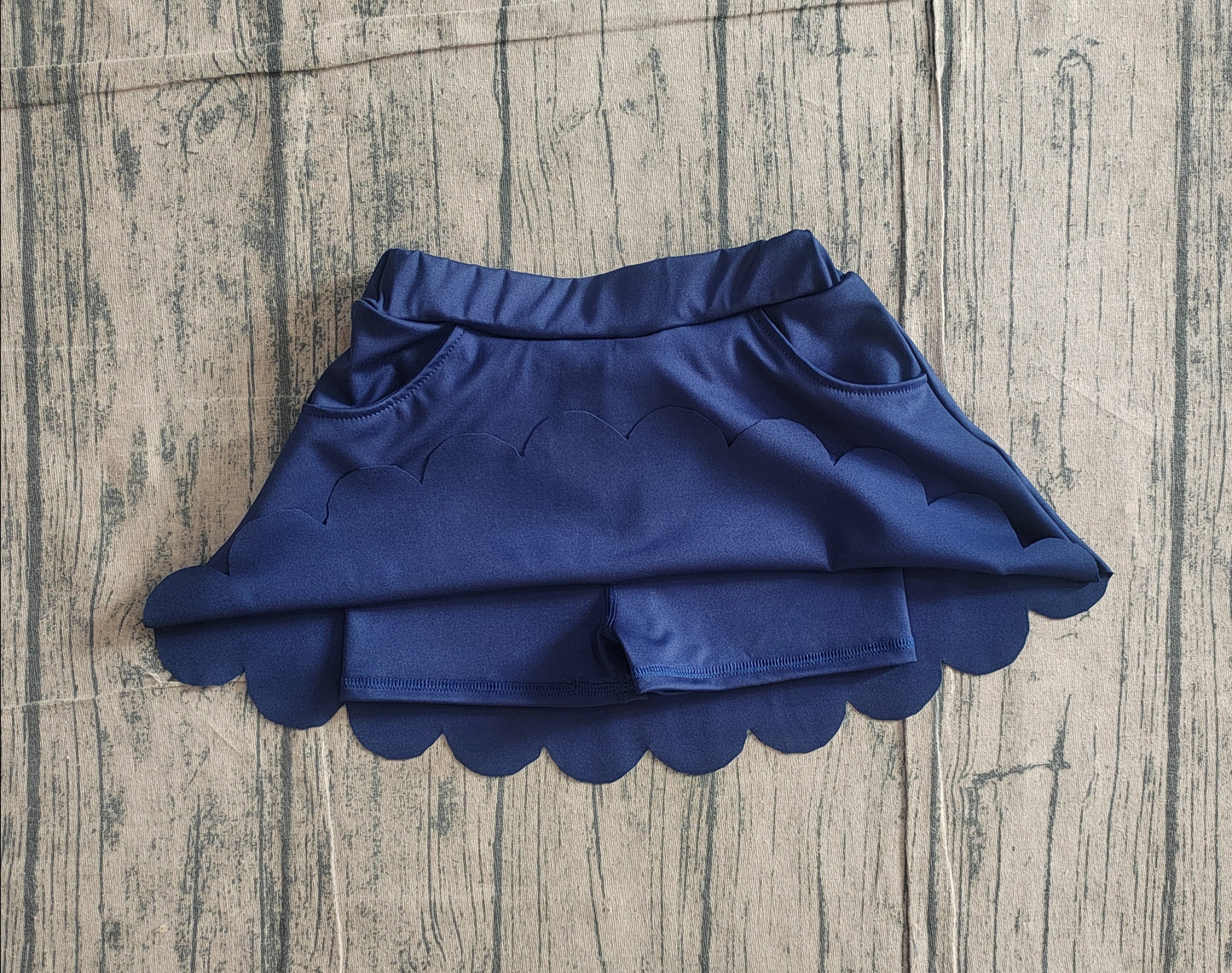Toddle baby girls navy yoga skirt preorder