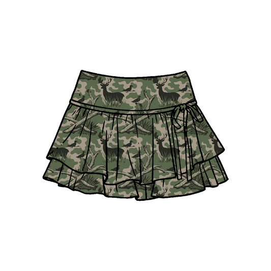Baby girls deer camo yoga skirts preorder