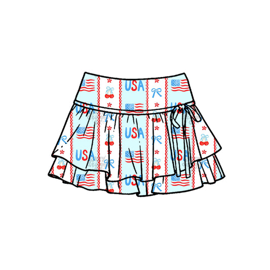 America flag USA yoga skirts preorder