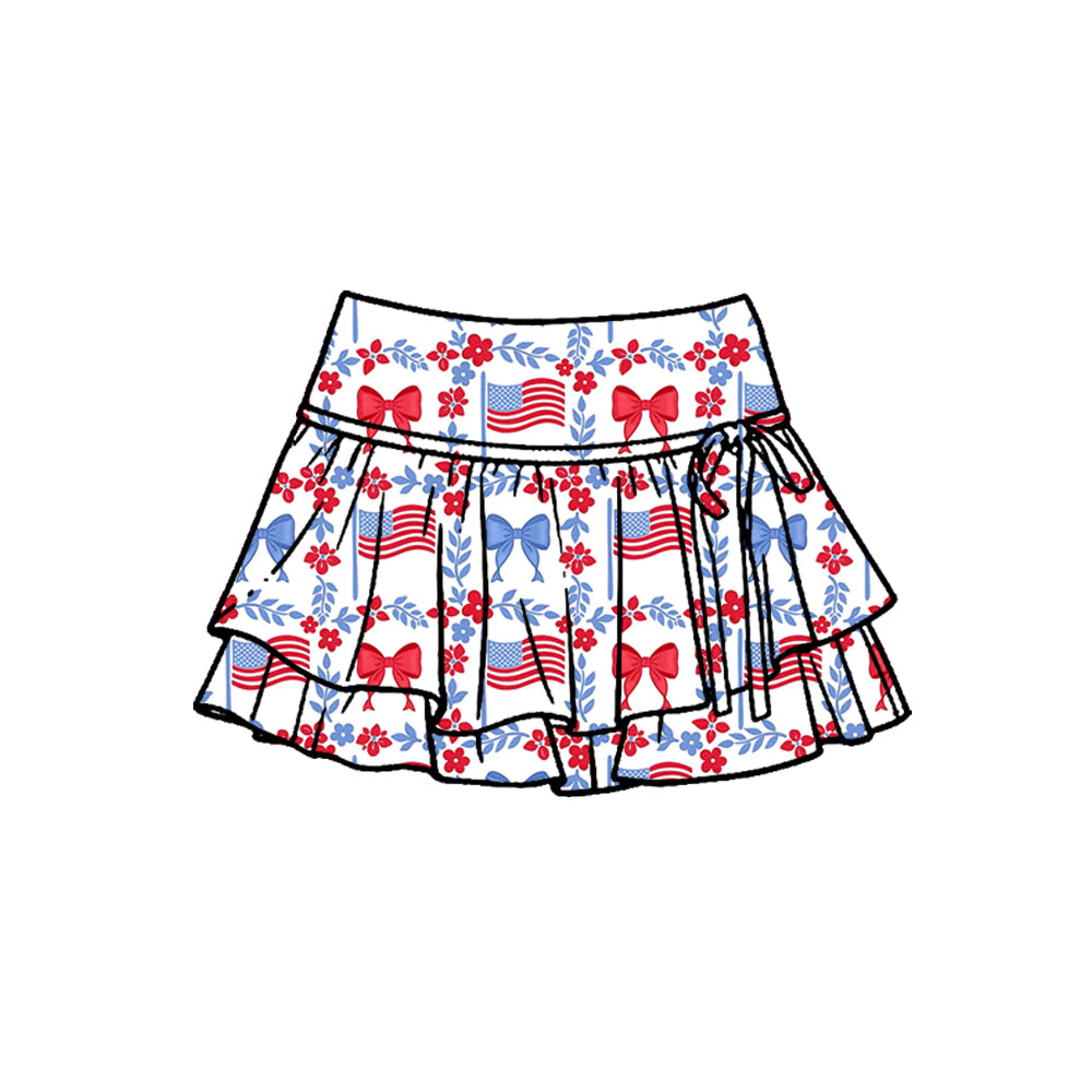 America flag USA yoga skirts preorder