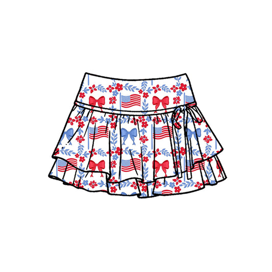 America flag USA yoga skirts preorder