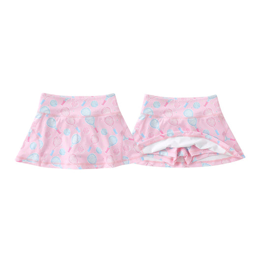 Tennis design girls summer yoga skirts preorder