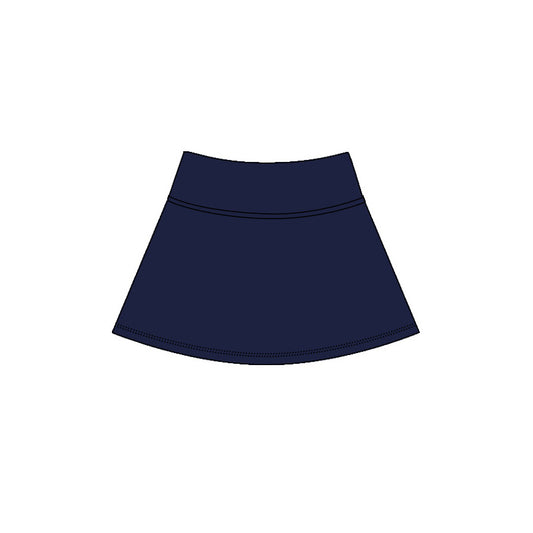 Navy color girls summer yoga skirts preorder