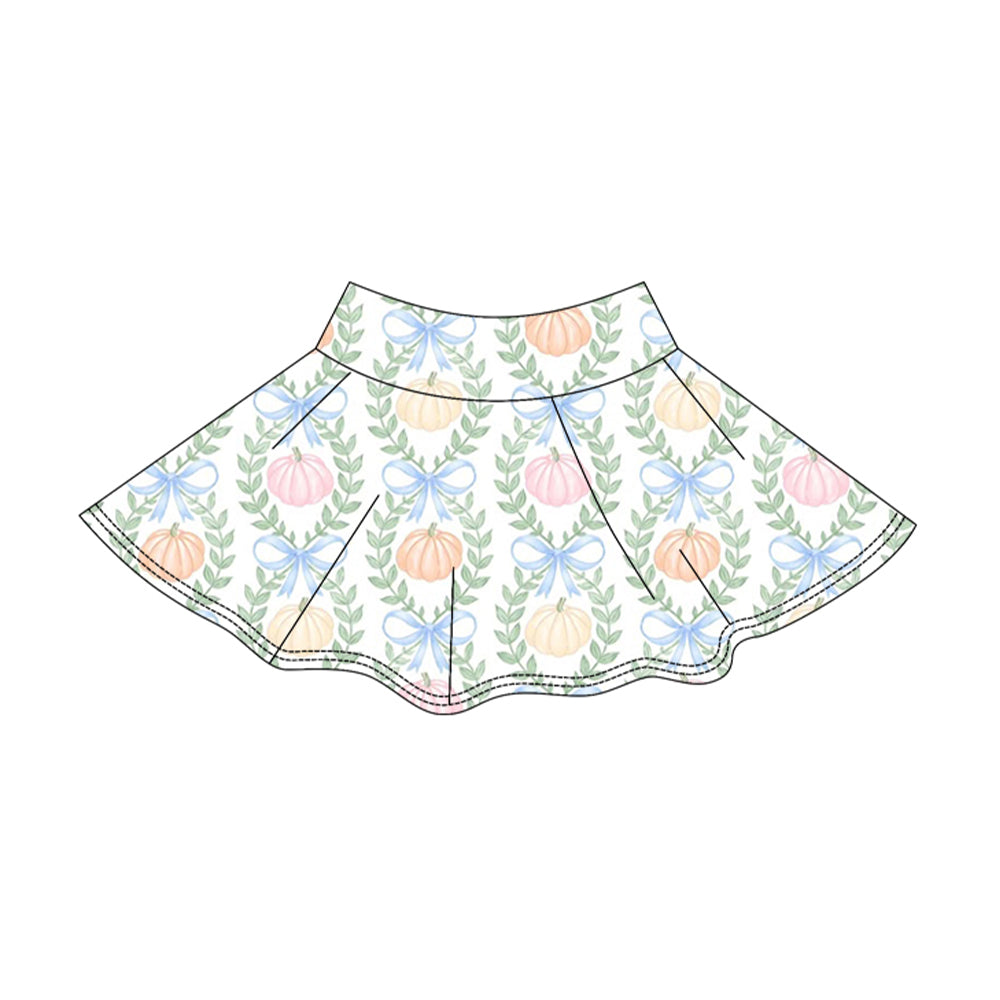 Toddle baby girls colorful pumpkin summer yoga skorts preorder