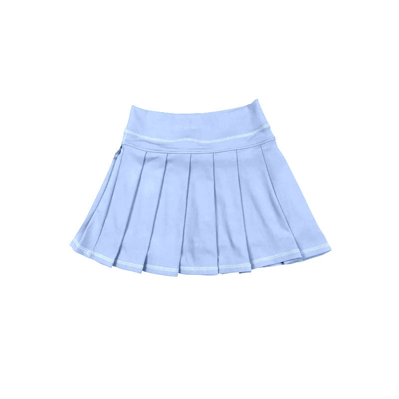 Baby blue color girls summer yoga skirts preorder
